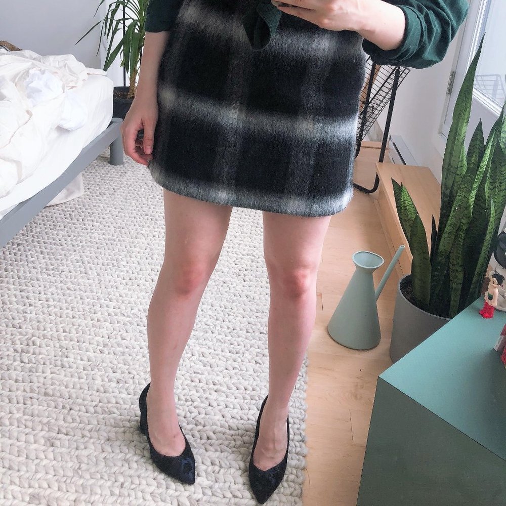 JAPAN new plaid mini skirt WAISTBAND